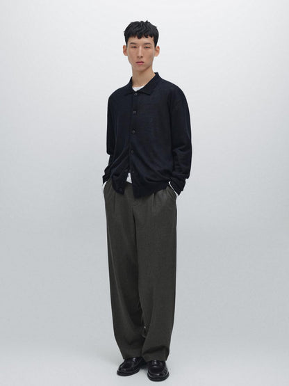 100% cashmere knit cardigan