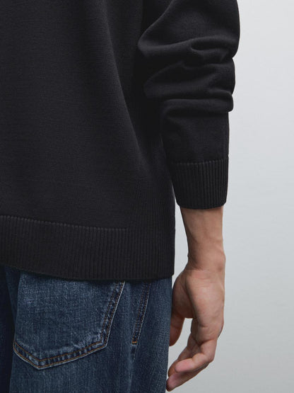 100% cotton zip cardigan