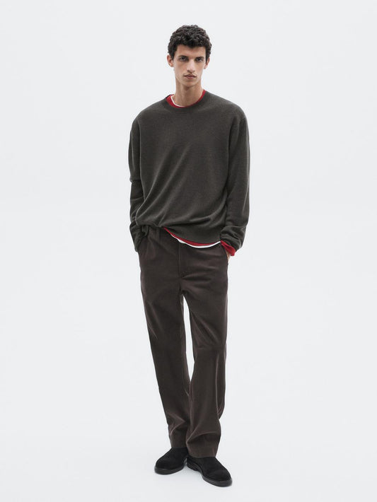 Knit wool and cashmere blend sweater - LIMITED