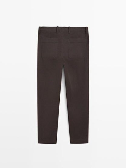 Wide-leg trousers with pockets - LIMITED