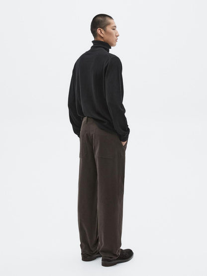 Wide-leg trousers with pockets - LIMITED