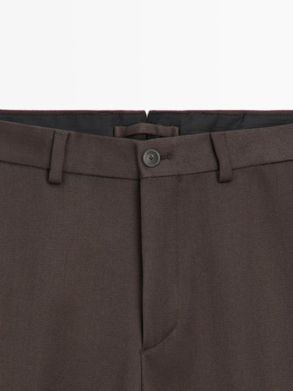 100% cool wool trousers - LIMITED