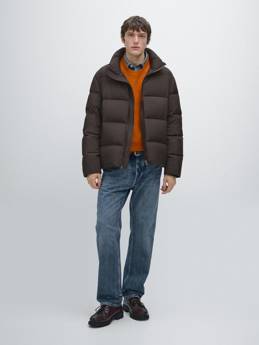 Water-repellent puffer jacket