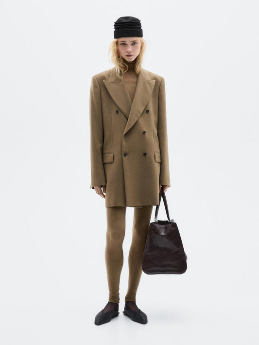 Knit silk blend leggings - LIMITED